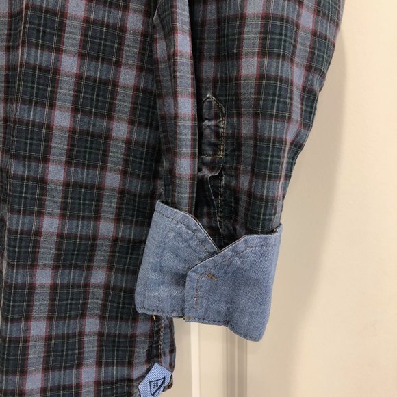 Cremieux Men's‎ Button Down Long Sleeve Shirt Size Large Plaid - Picture 5 of 7